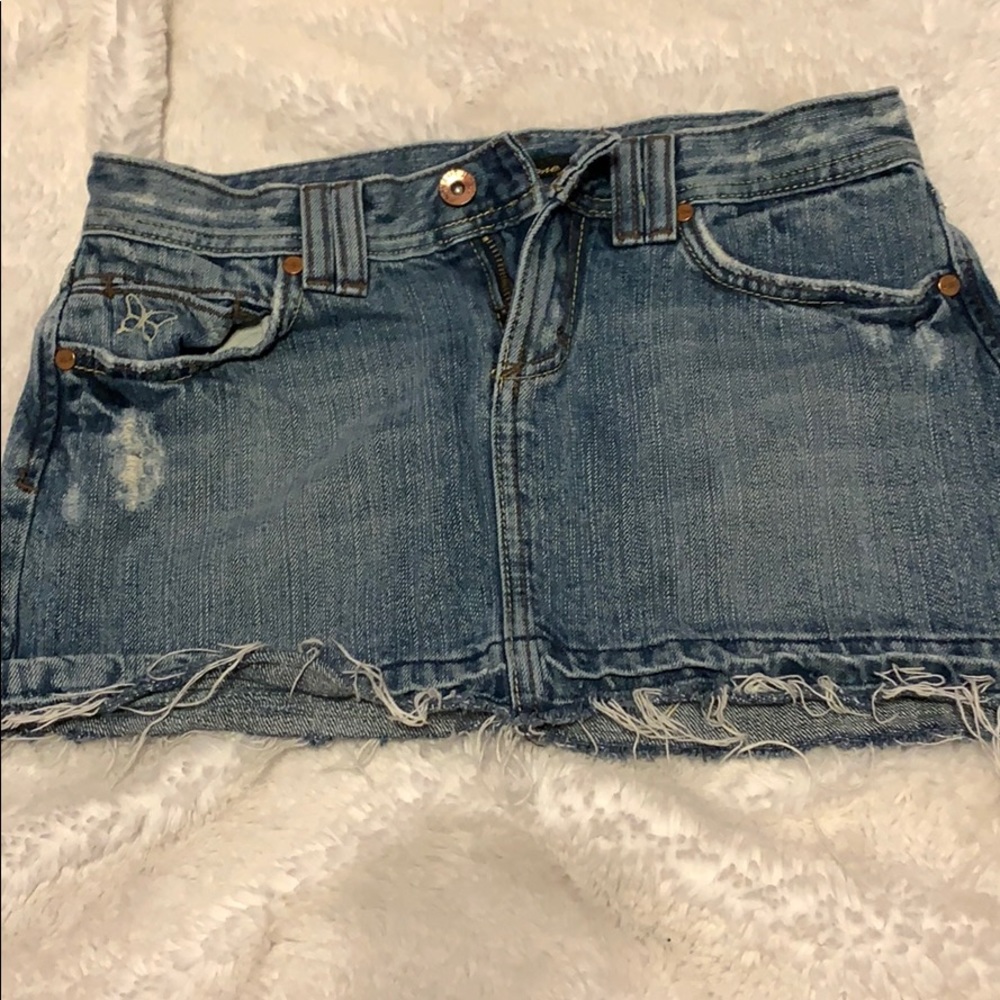 Jean skirt(send offers) size-26 I wear xs woman’s